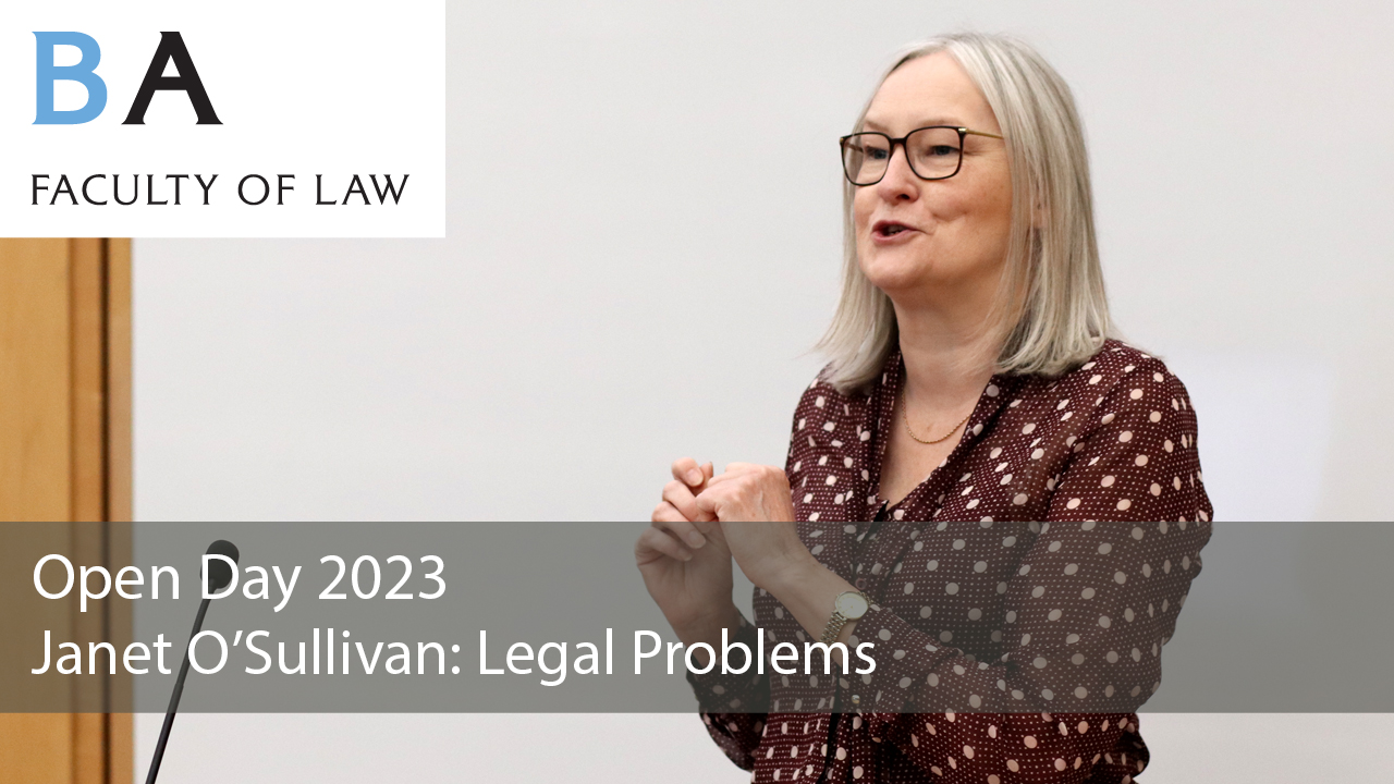 'Legal Problems': Dr Janet O'Sullivan's image