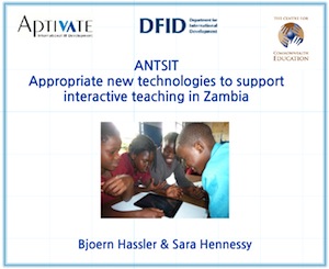 ANTSIT presentation at HumCentre-CCE seminar (March 2011): Mobile Technologies for Education in the Developing World's image