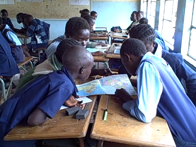 Interactive Lesson using a projector to prompt group work's image