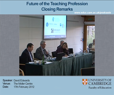 Future of the Teaching Profession: Closing Remarks's image