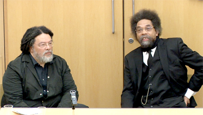 Professor Cornel West in conversation with Paul Gilroy on Politics and Race's image