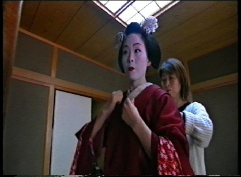 Maiko being formally dressed, Kyoto 1999's image
