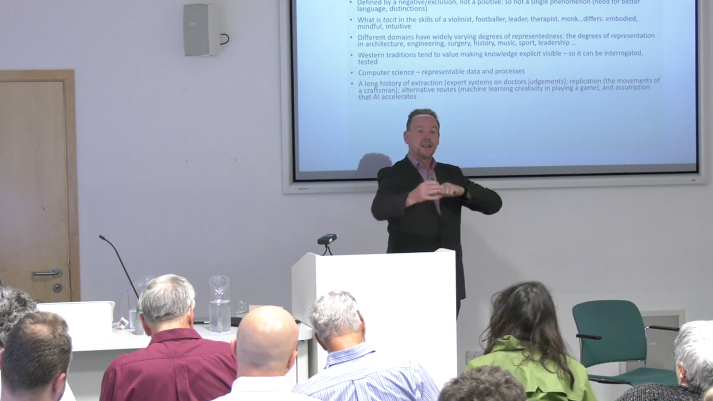 Tacit Engagement in the Digital Age - 26 June 2019 - Geoff Mulgan - How Can Collective Intelligence Orchestrate Tacit Knowledge of Different Kinds?'s image