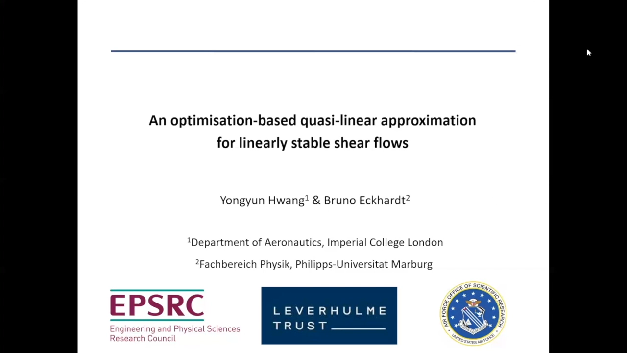 An optimisation-based quasi-linear approximation for linearly stable shear flows: application to turbulent channel flow up to Re_tau=20,000's image