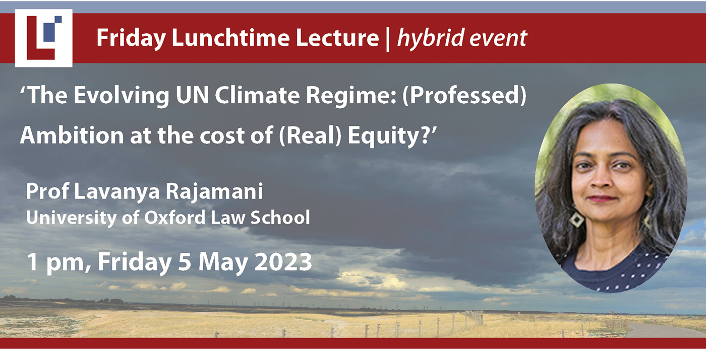 Video & Audio: LCIL Friday Lecture: 'The Evolving UN Climate Regime ...