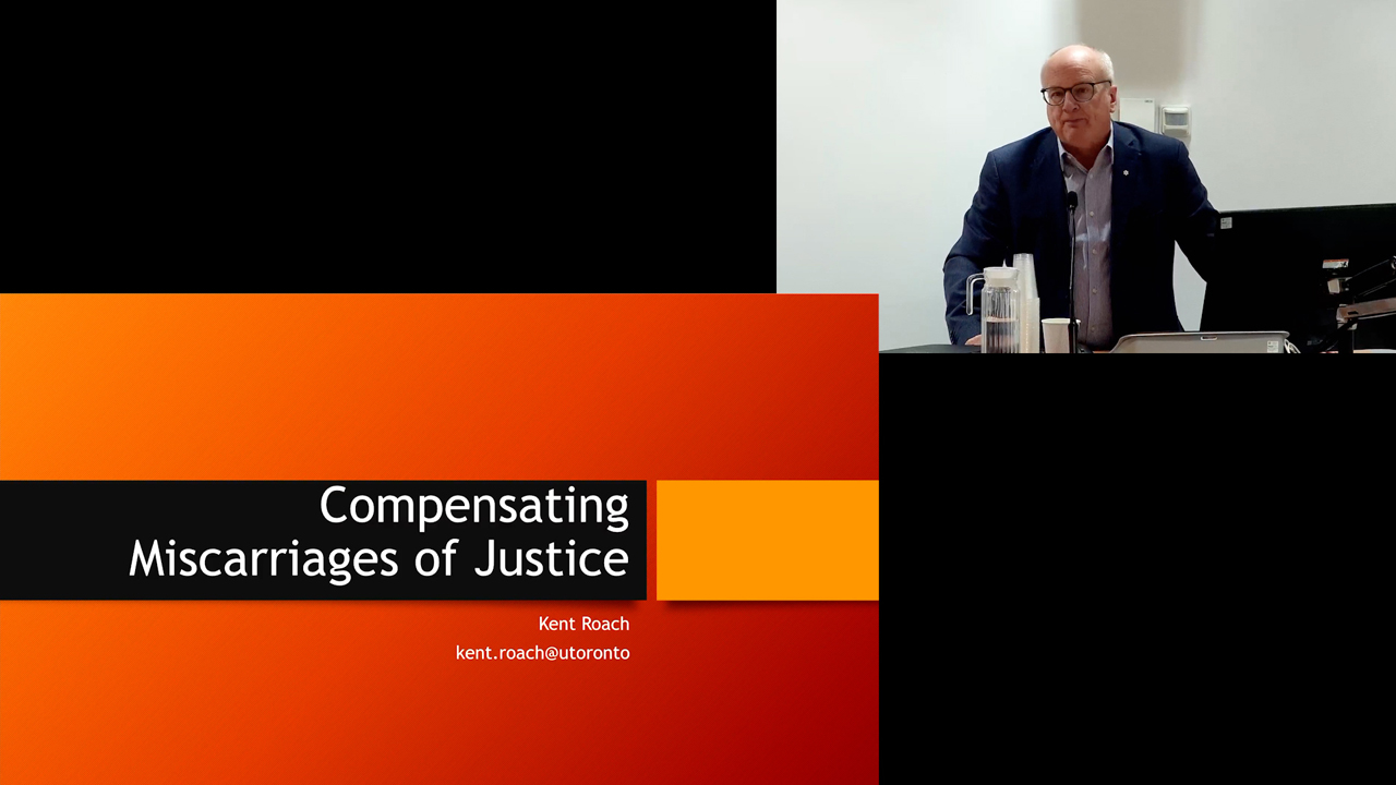 'Compensating Miscarriages of Justice': CCCJ Seminar's image